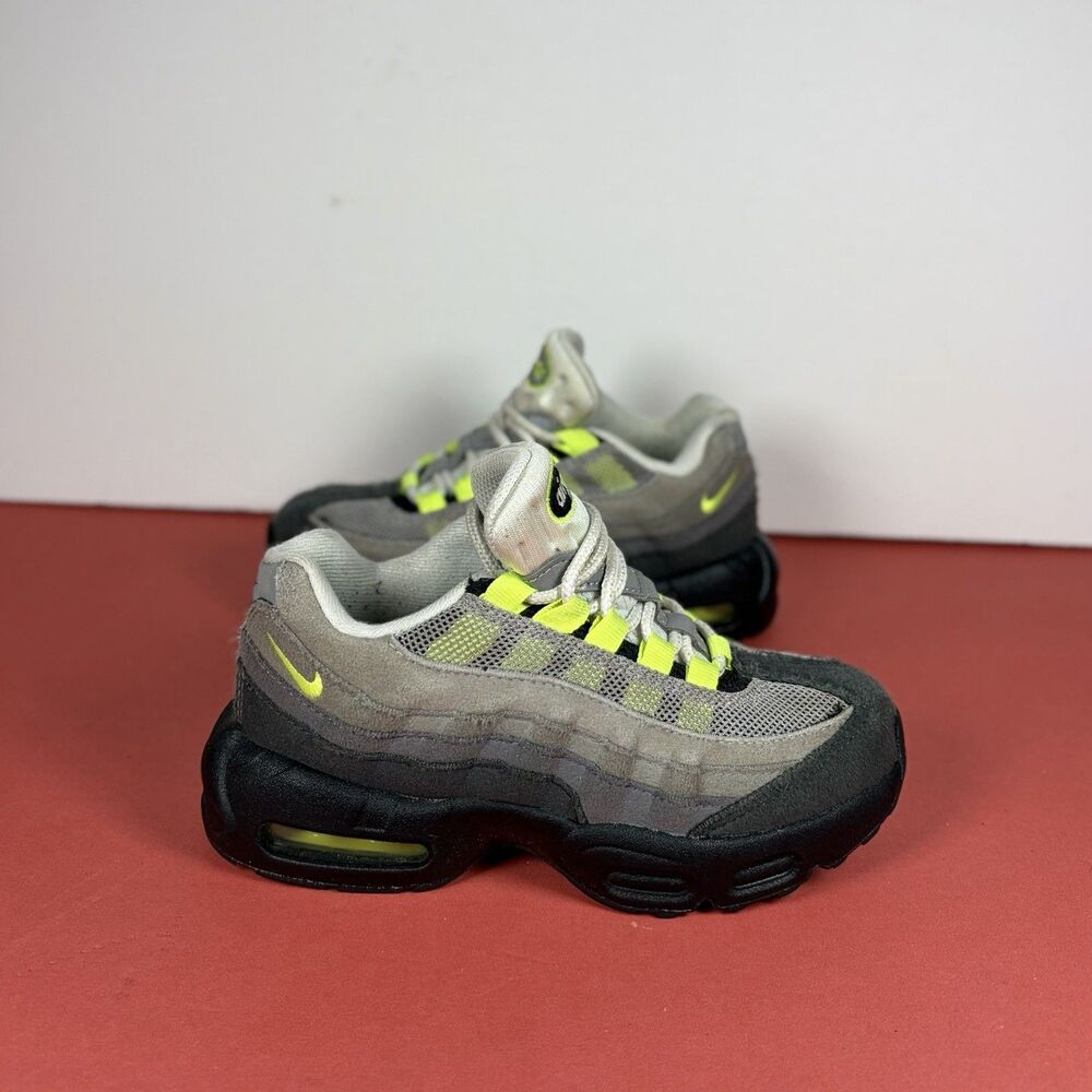 Nike Air Max 95 PS Black "Neon" Yellow Anthracite (905461 050) Size 13C
